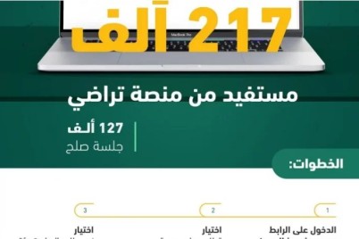 “العدل”: 217 ألف مستفيد من منصة “تراضي”