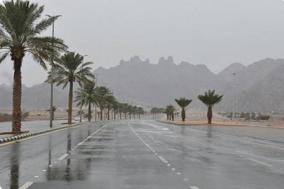 “الأرصاد” : أمطار متوسطة إلى غزيرة وأتربة مثارة على منطقة نجران