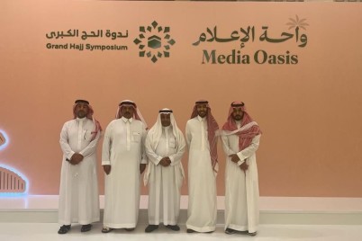 هيئة الصحفيين بمكة تقف على واحة الإعلام لحج هذا العام 