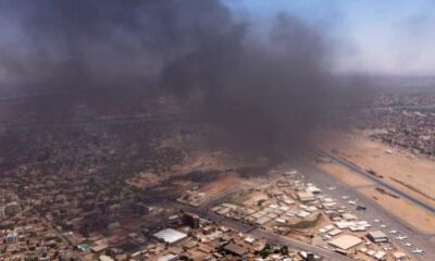 السودان.. حريق ضخم في محيط قاعدة عسكرية ومخازن وقود جنوب الخرطوم