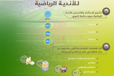 استطلاع : 81% يرون مشروع الاستثمار والتخصيص للأندية سوف يزيد متابعة الدوري عالمياً