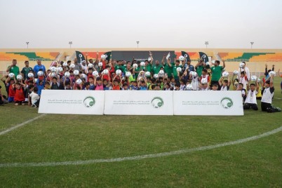 الاتحاد السعودي لكرة القدم يقيم برنامج اكتشاف المواهب الكروية لمدارس تعليم الشمالية