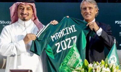 الإيطالي مانشيني يوقع عقود توليه تدريب المنتخب السعودي حتى 2027