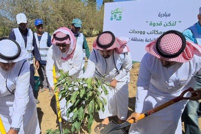 إنطلاق حملة "لنكن قدوة" ببيئة عسير لزراعة 40 الف شتلة*