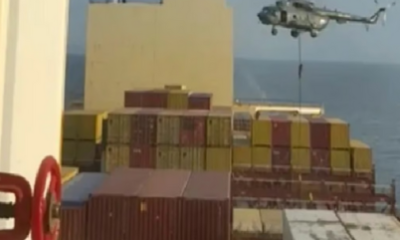 إيران تعمل على إطلاق طاقم سفينة خطفتها مرتبطة بإسرائيل