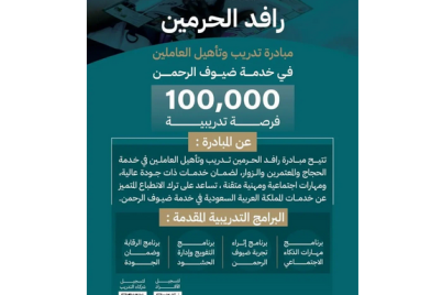 وزارة الحج وجامعة أمّ القرى يطلقان 100,000 فرصة تدريبية ضمن مبادرة رافد الحرمين