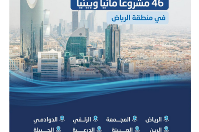 بأكثر من 1.6 مليار ريال.. بدء تنفيذ 46 مشروعًا مائيًا وبيئيًا في الرياض