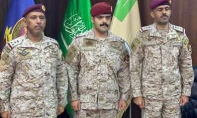 الحسن إلى رتبة رائد بالقوات المسلحة السعودية .