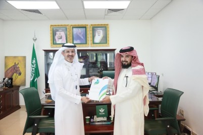 الجمعية الخيرية لرعاية الأيتام بنجران في زيارة لمدير الخطوط السعودية بالمنطقة