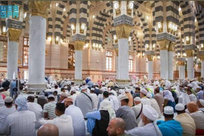 المسجد النبوي يستقبل أكثر من مليون وثلاث مئة ألف حاج منذ بدء موسم الحج