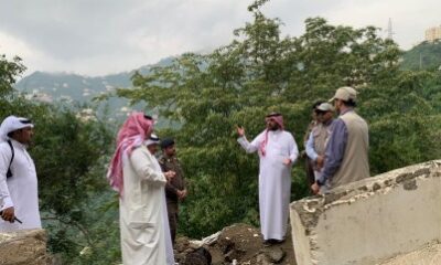 فريق من "المساحة الجيولوجية" يقوم بحصر وتقييم الأضرار بمحافظة فيفاء