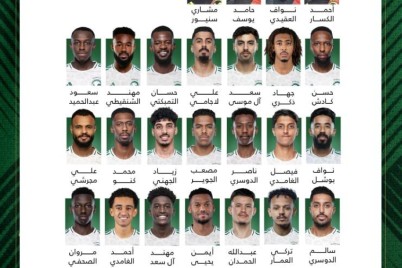 27 لاعبًا في قائمة المنتخب السعودي لمواجهتي الصين واليابان ضمن تصفيات كأس العالم 2026